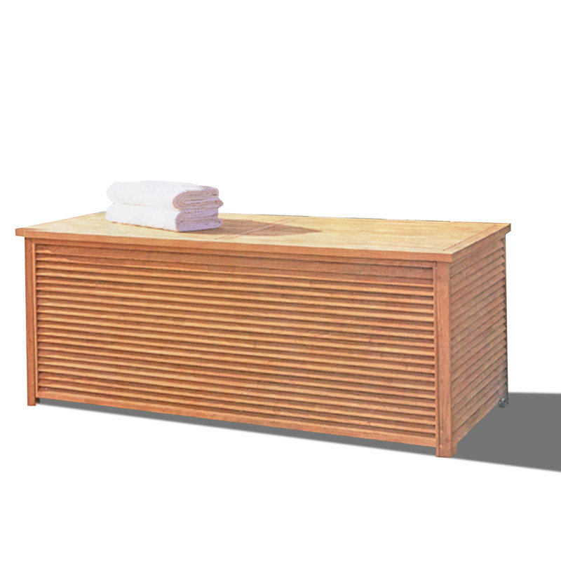 Teak Smith Grade A Soild Wood Deck Box Reviews Wayfair
